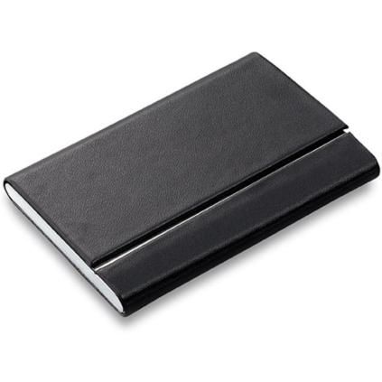 Puzdro na vizitky SLIM 10 cm, čierna, Philippi