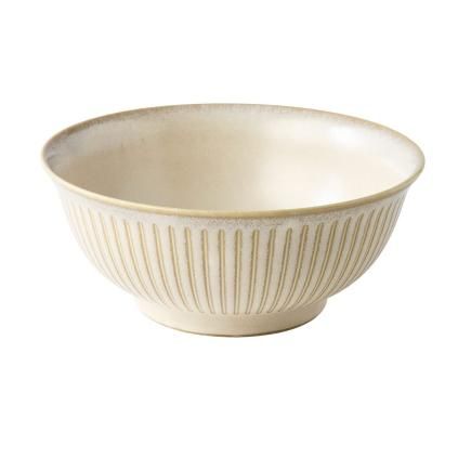 Miska Udon RIDGED ALABASTER 18 cm, MIJ