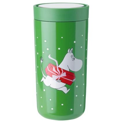 Termohrnček TO GO CLICK MOOMIN PRESENT 200 ml, zelená, Stelton