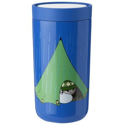 Termohrnček TO GO CLICK MOOMIN CAMPING 200 ml, modrá, Stelton