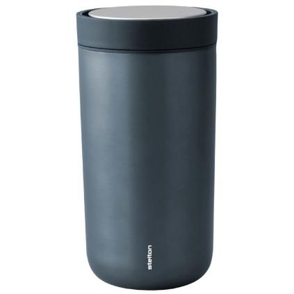 Termohrnček TO GO CLICK 200 ml, lesklá tmavo modrá, Stelton