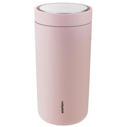 Termohrnček TO GO CLICK 400 ml, matná ružová, Stelton