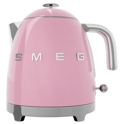 Rýchlovarná kanvica 50'S STYLE MINI KLF05PKEU, 800 ml, pastelovo ružová, Smeg