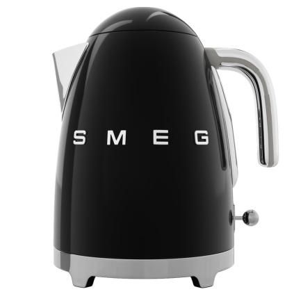Rýchlovarná kanvica KLF03BLEU 1,7 l, čierna, Smeg