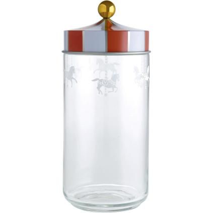 Kuchynská dóza CIRCUS, 1,5 l, číra, Alessi