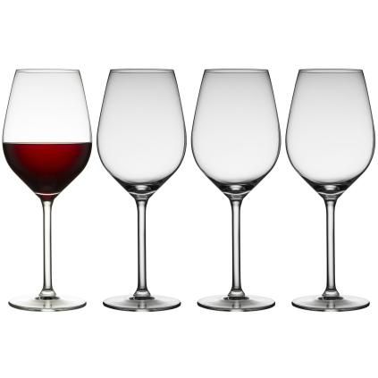 Pohár na červené víno JUVEL, sada 4 ks, 500 ml, Lyngby Glas