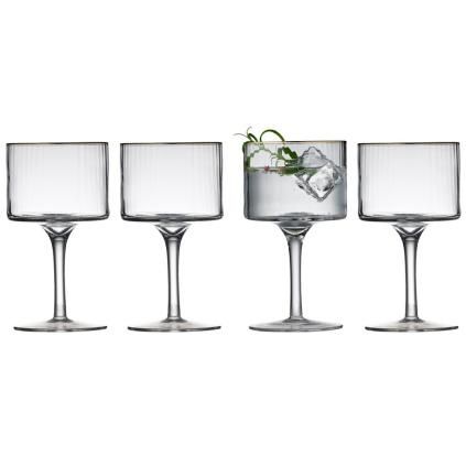 Poháre na gin & tonic PALERMO GOLD , sada 4 ks, 320 ml, Lyngby Glas