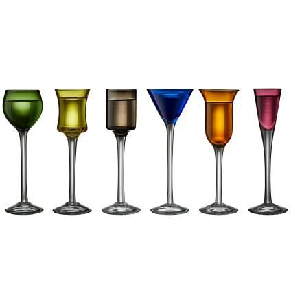 Pohár na panáka, sada 6 ks, Lyngby Glas