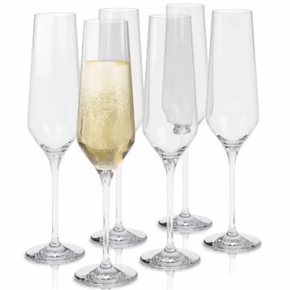 Sada pohárov na šampanské 6 ks LEGIO NOVA 260 ml, Eva Trio