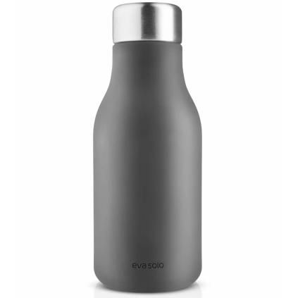 Dávkovač tekutého mýdla 200 ml, šedá, silikón, Eva Trio