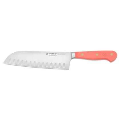 Nôž Santoku CLASSIC COLOUR 17 cm, koralová broskyňa, Wüsthof
