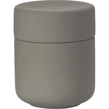 Úložný box s vekom UME 10 cm, taupe, keramika, Zone Denmark