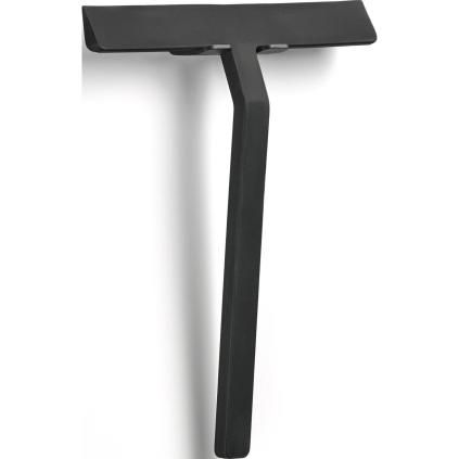 Sprchová stierka RIM 22 cm, nástenná, čierna, kov, Zone Denmark