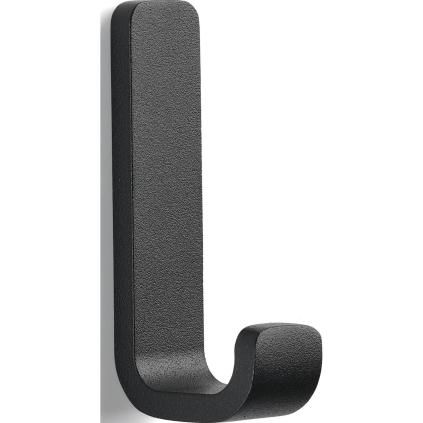 Nástenný háčik RIM 8 cm, čierny, hliník, Zone Denmark