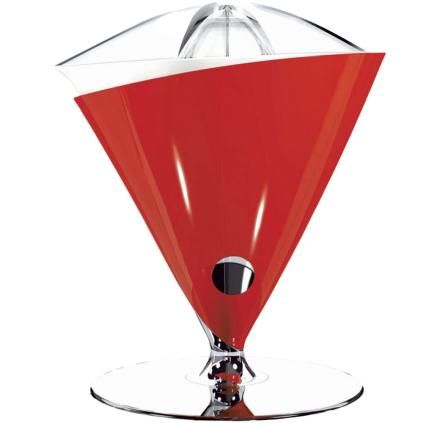 Elektrický odšťavovač VITA 0,6 l, červený, nerezová oceľ, Bugatti