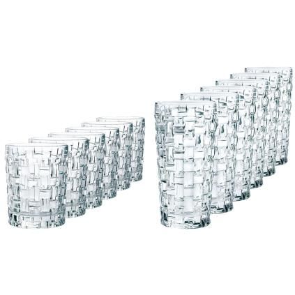 Sada pohárov BOSSA NOVA, na long drink a whisky, sada 12 ks, jasné, Nachtmann