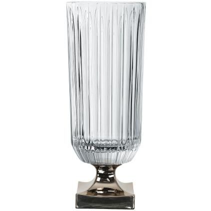 Váza MINERVA PLATINUM 40 cm, číra, Nachtmann