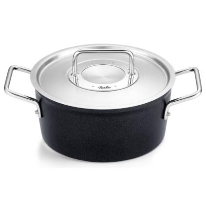 Kastról ADAMANT 20 cm, 2,7 l, s nerezovou pokrievkou na hrniec, nepriľnavý povrch, Fissler