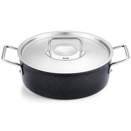 Kastról ADAMANT 28 cm, 4,3 l, s nerezovou pokrievka na hrniec, nepriľnavý povrch, Fissler