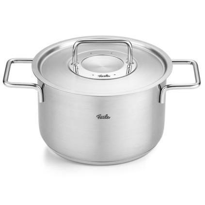 Hrniec PURE 20 cm, 3,6 l, s pokrievka na hrniec, nerez, Fissler