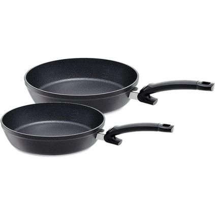Sada panvíc ADAMANT COMFORT, sada 2 ks, čierna, hliník, Fissler