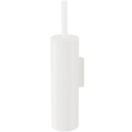 WC kefa TUBO 40 cm, nástenná, biela, nerezová oceľ, Zack