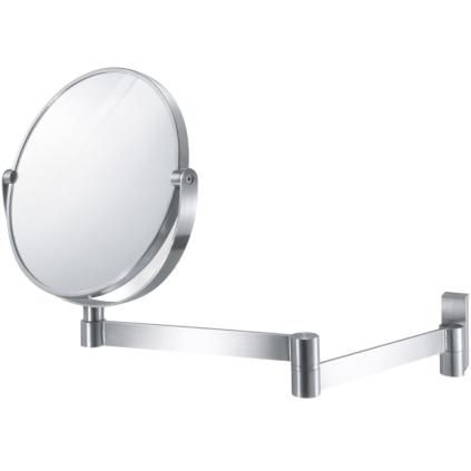 Kozmetické zrkadlo LINEA 18 cm, matné, nerezová oceľ, Zack