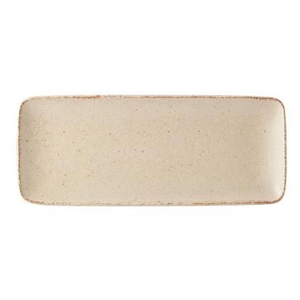 Servírovací tanier SAND FADE 29,5 x 12 cm, béžový, MIJ