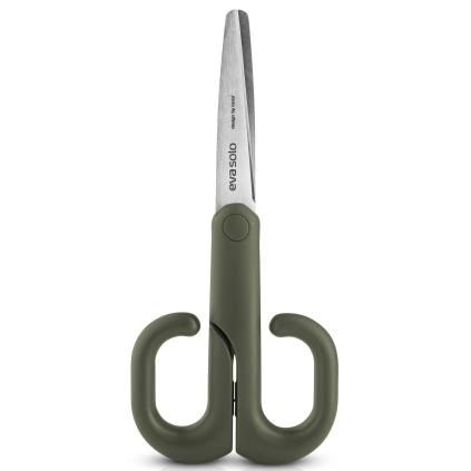 Kuchynské nožnice GREEN TOOLS 16 cm, zelená, plast, Eva Trio