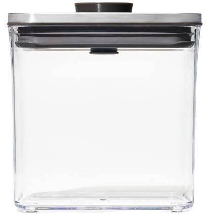 Dóza na potraviny POP STEEL 1,6 l, obdĺžnik, plast, OXO