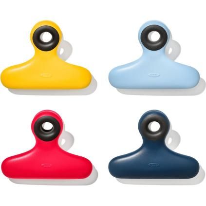Uzávery na vrecká GOOD GRIPS, magnetické, sada 4 ks, plastové, OXO