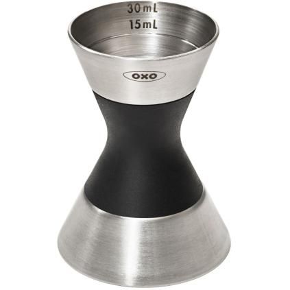 Barmanská odmerka STEEL 7 cm, strieborná, nerezová oceľ, OXO