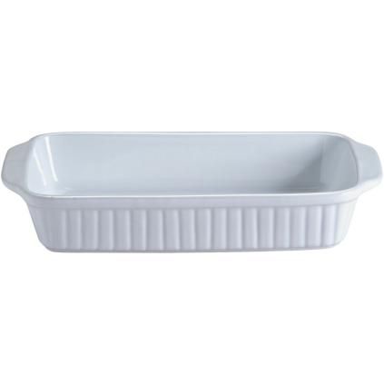 Zapekacia misa CLASSIC 30 cm, obdĺžnik, biela, kamenina, Mason Cash