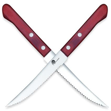 Steakový nôž EASY 10 cm, červený, Dellinger