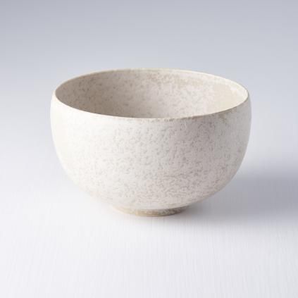 Jedálenská miska WHITE FADE 13 cm, 500 ml, biela, keramika, MIJ