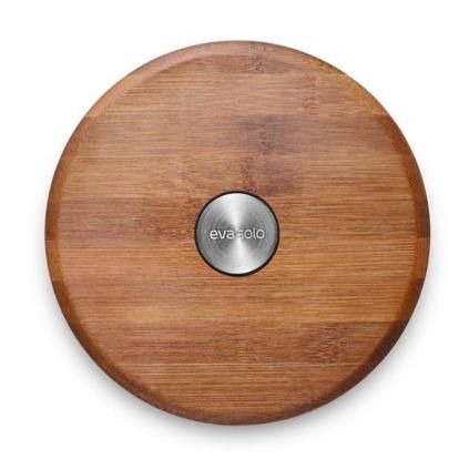 Magnetická podložka pod hrniec NORDIC KITCHEN 20 cm, hnedá, bambus, Eva Trio