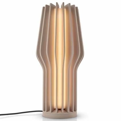 Prenosná stolová lampa RADIANT 25 cm, LED, perleťovo béžová, plast, Eva Solo