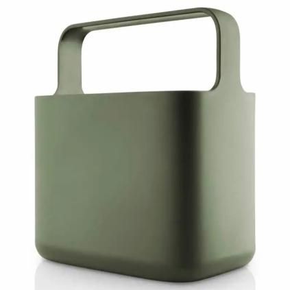 Kuchynský organizér GREEN TOOLS 20 cm, zelená, plast, Eva Trio
