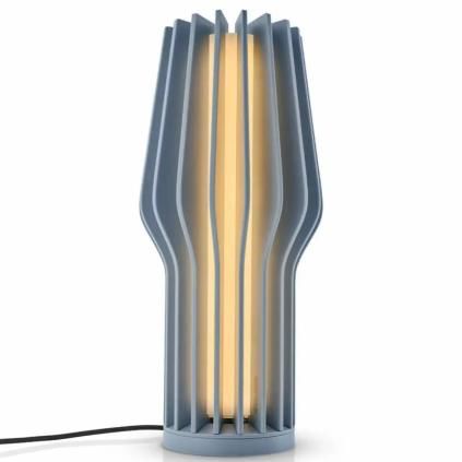 Prenosná stolová lampa RADIANT 25 cm, LED, oblačne modrá, plast, Eva Solo