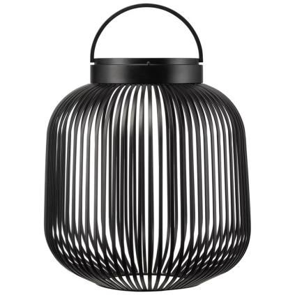 Prenosná stolová lampa LITO M 30,5 cm, LED, čierna, oceľ, Blomus