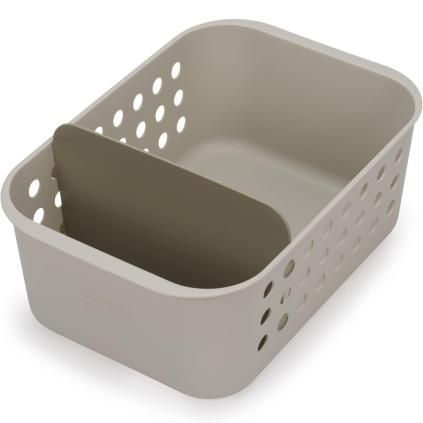 Úložný box do kúpeľne EASYSTORE 70587 35 cm, farba ecru, plast, Joseph Joseph