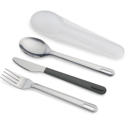 Sada príborov GOEAT 81126, cestovná, sada 3 kusov, nerezová oceľ, Joseph Joseph