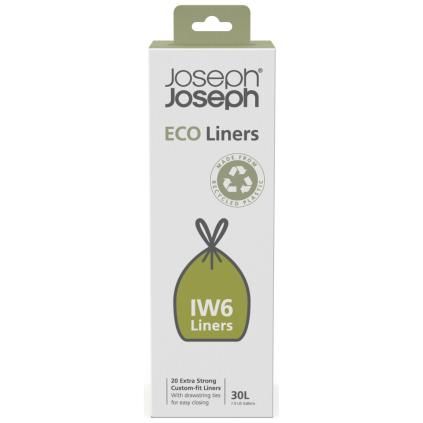 Vrecia na odpadky TOTEM MAX IW6 ECO LINERS 30134 30 l, 20 ks, extra silné, Joseph Joseph