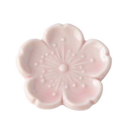 Kamienok na odkladanie paličiek PINK SAKURA 4,5 cm, ružová, keramika, MIJ