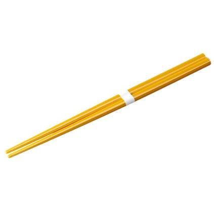 Jedálenské paličky 22,5 cm, zlatá / biela, bambus, MIJ