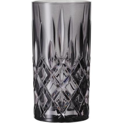 Pohár na long drink nápoje NOBLESSE COLORS 395 ml, sada 2 kusov, dymový, Nachtmann