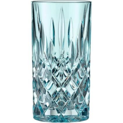 Pohár na long drink nápoje NOBLESSE FRESH COLORS 395 ml, sada 2 kusov, modrý, Nachtmann