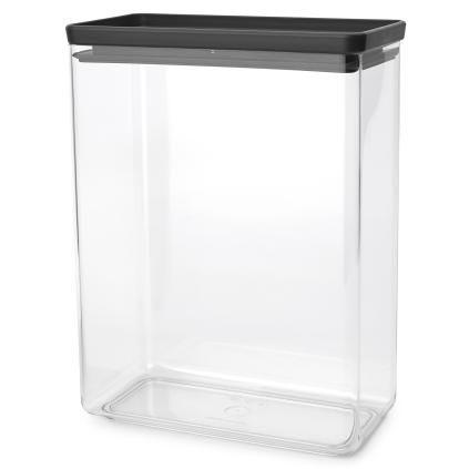 Dóza na potraviny TASTY PLUS 5,4 l, tmavosivá, plast, Brabantia