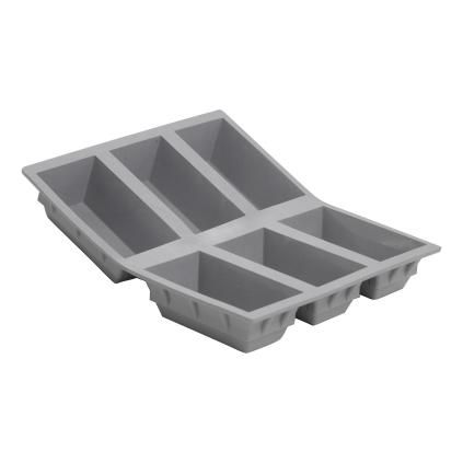 Forma na sušienky ELASTOMOULE 21 cm, sivá, silikón, de Buyer