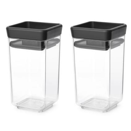 Dóza na potraviny TASTY PLUS 150 ml, sada 2 ks, tmavosivá, Brabantia